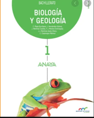 Solucionario Biologia y Geologia 1 Bachillerato Anaya