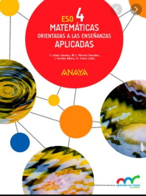 Solucionario Matematicas 4 ESO Anaya Aplicadas