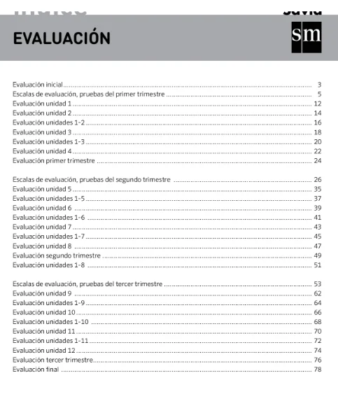 Evaluacion Matematicas 5 Primaria SM SAVIA PDF